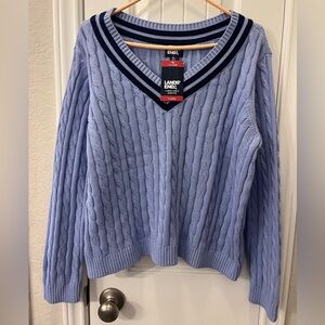 Lands' End Girls XL Cable Knit Sweater New with Tags SALE
